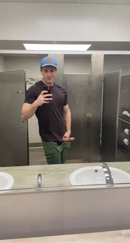 Would you fuck me in a public bathroom?