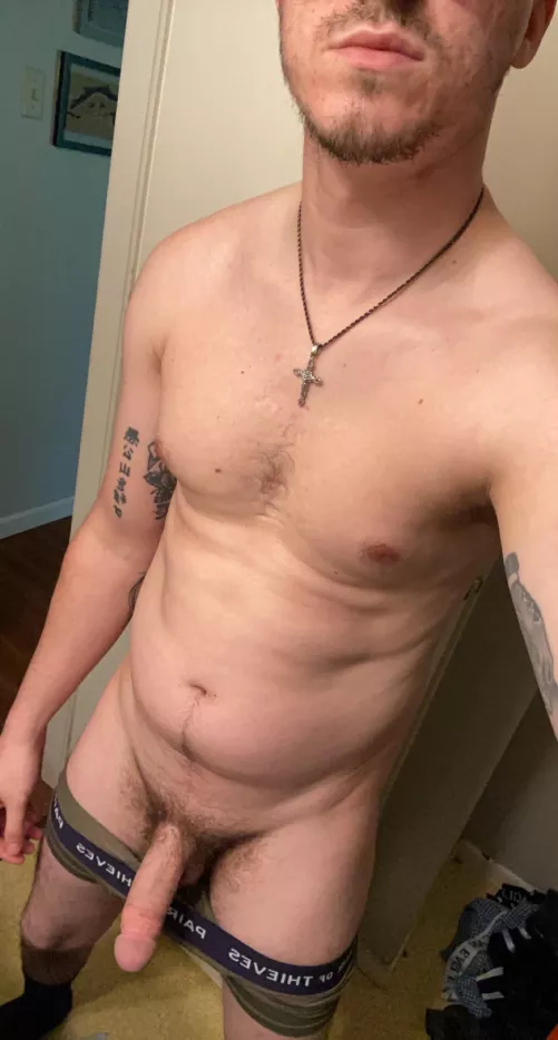 Would you get on your knees if I pulled my shorts down like this?