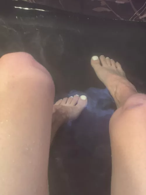 would you give me a foot rub while we take a bath?