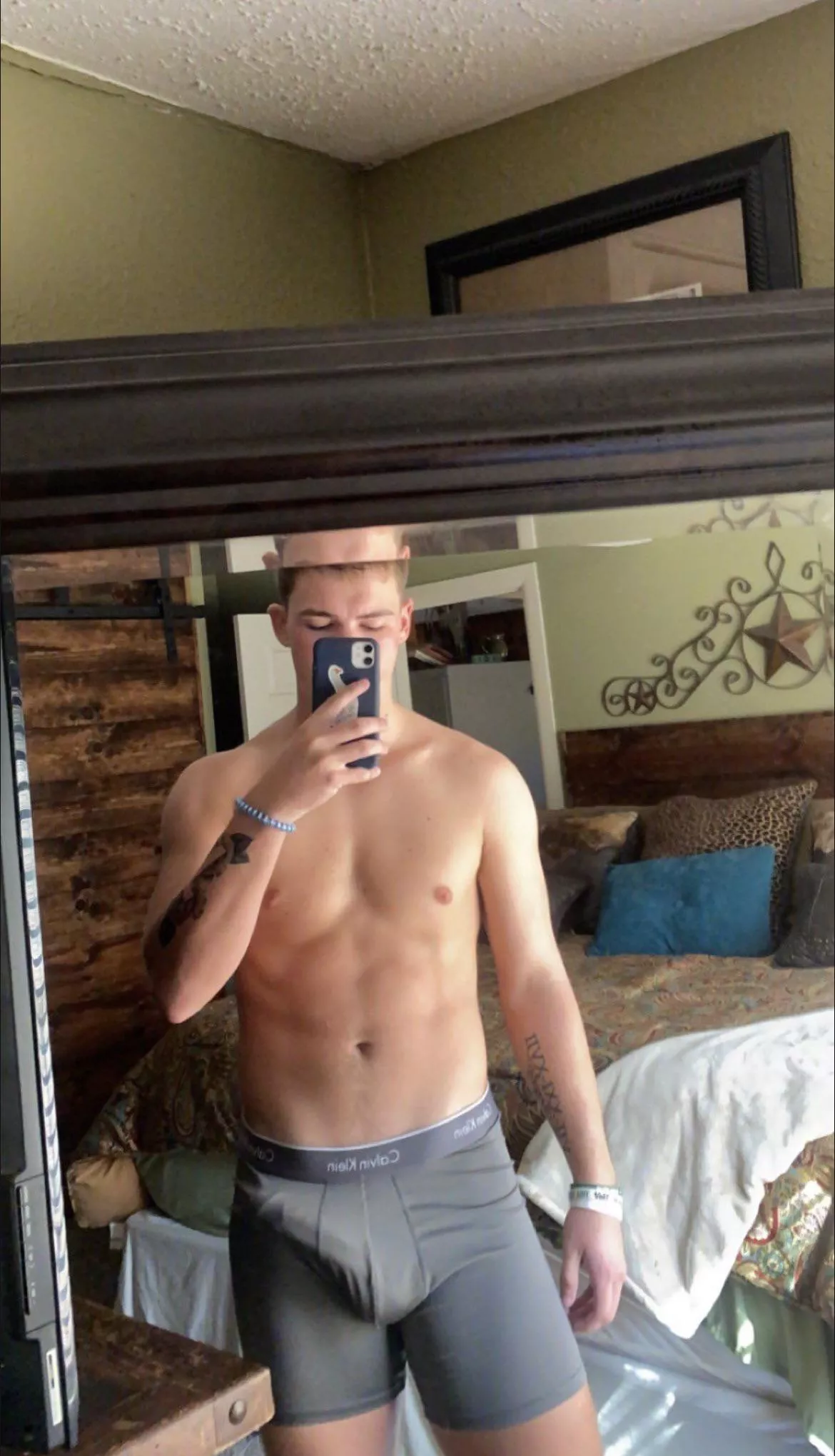 Would you let me walk around the apartment with my big dick like this?