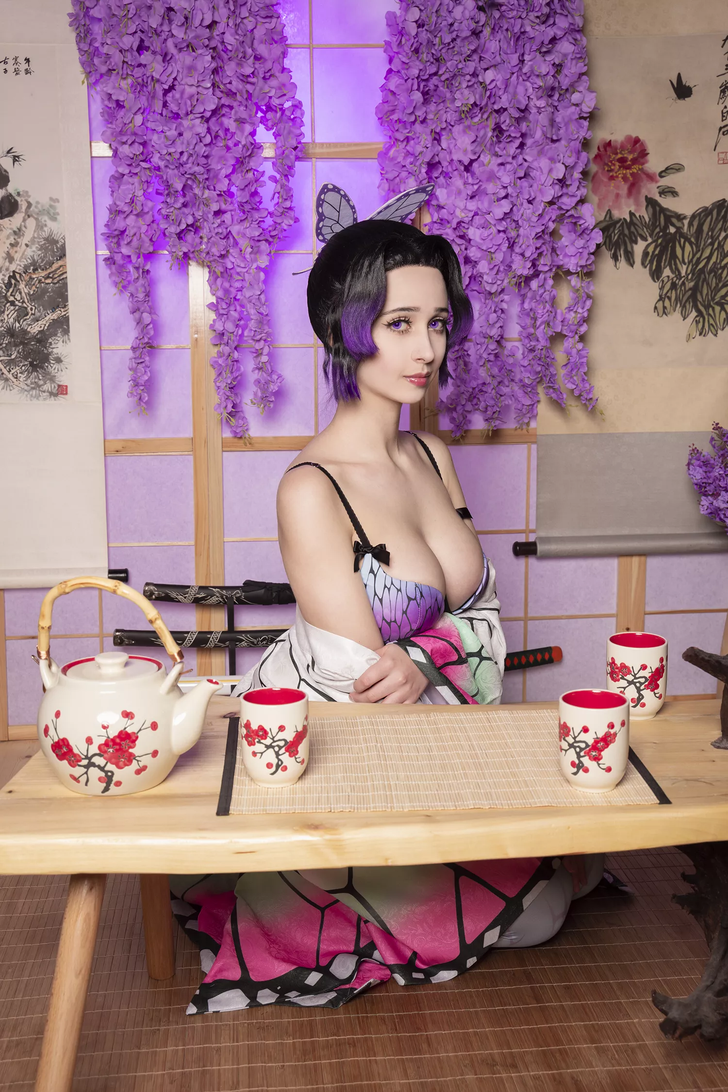 Would you like to have some tea with Shinobu🦋💜? by gumihohannya