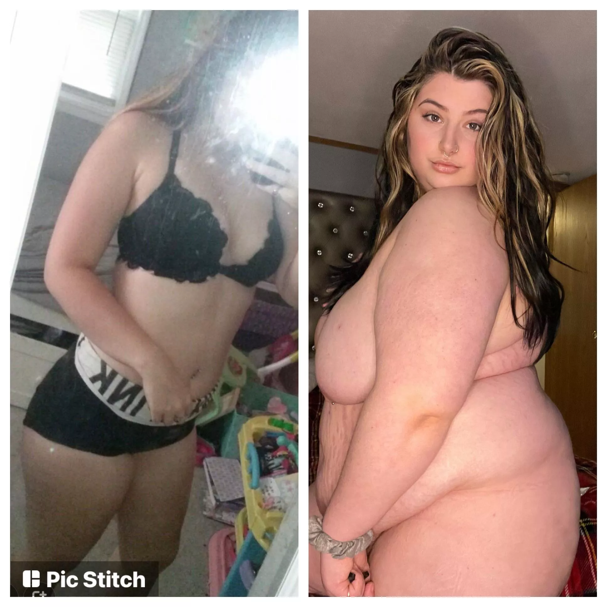 Would you rather have me on the left or the right 😅😅😅