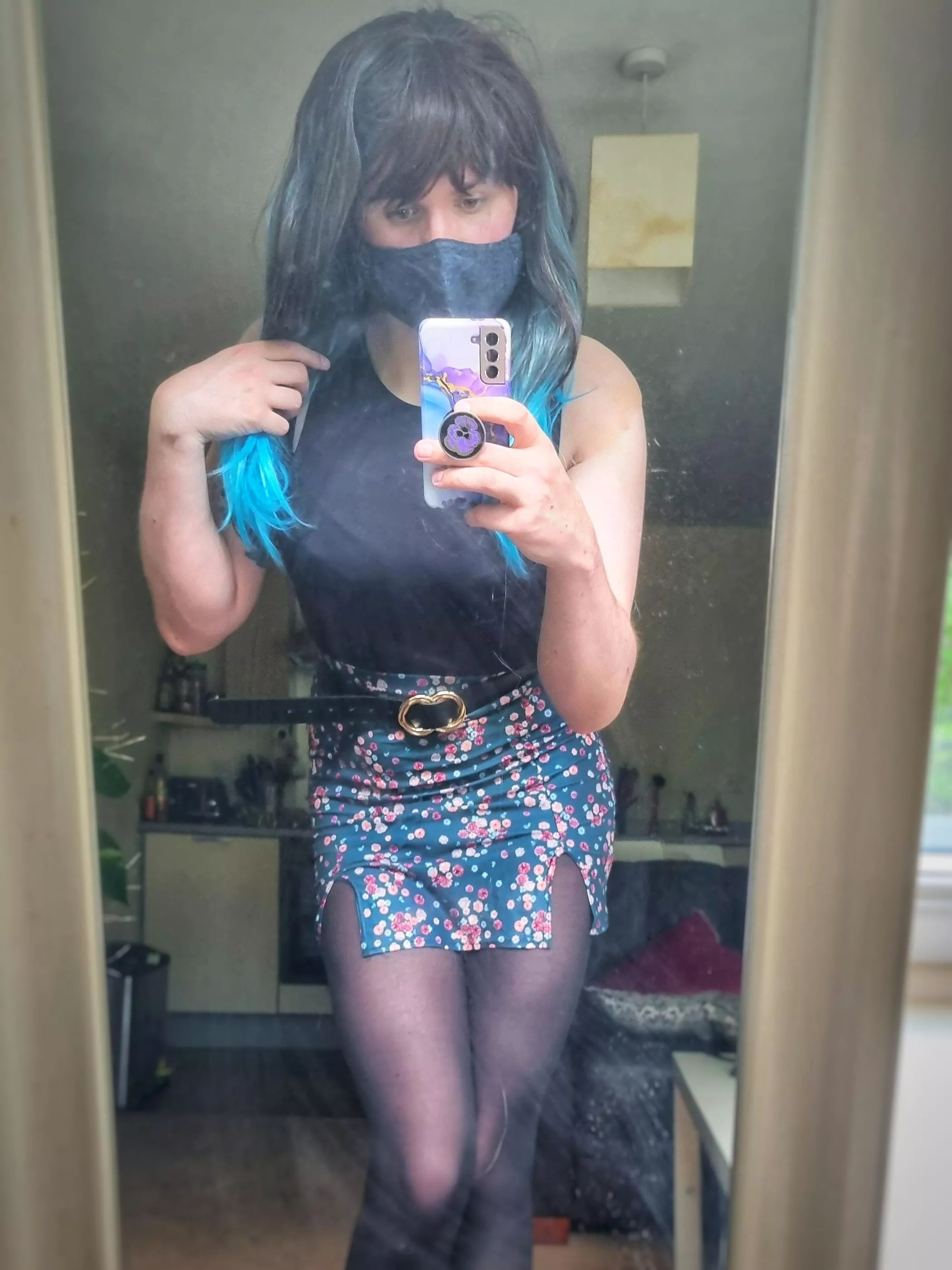 Would you rather lift the skirt or slide it down to get to me? 😈💖