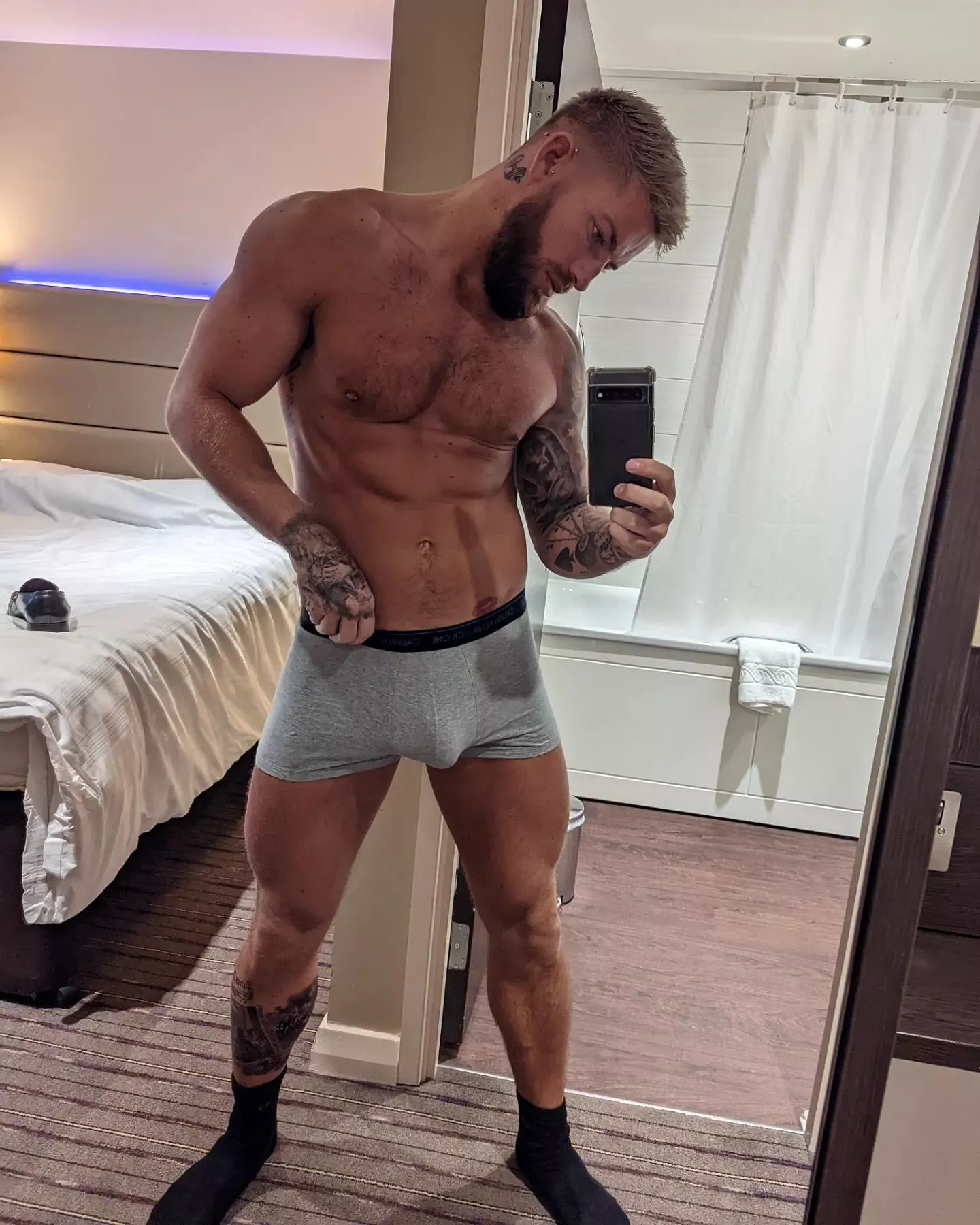 Would you rather take off the socks or the boxers?