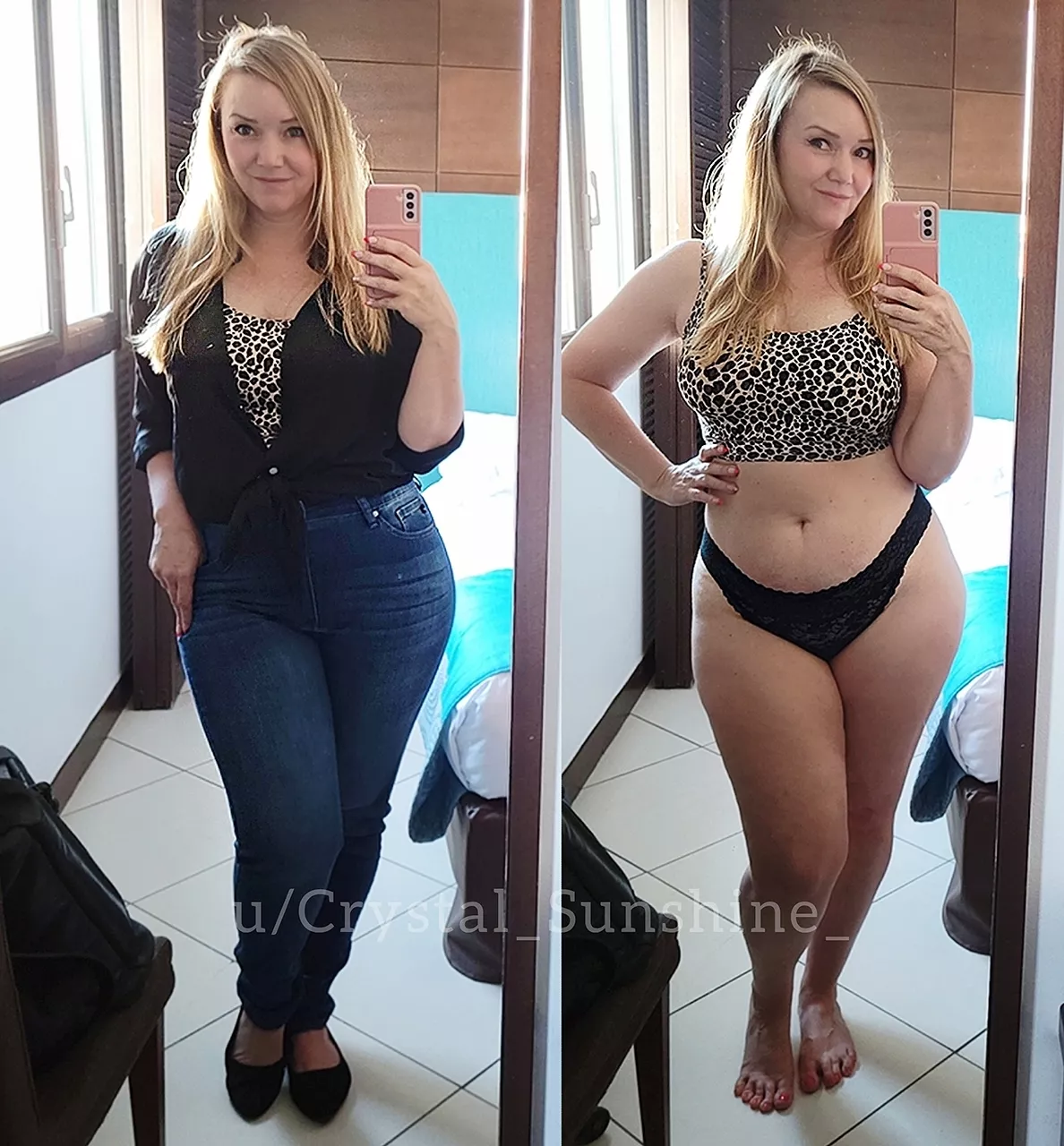 Would you risk getting caught seen sneaking into the neighborhood Milfs house after dark? [F48]