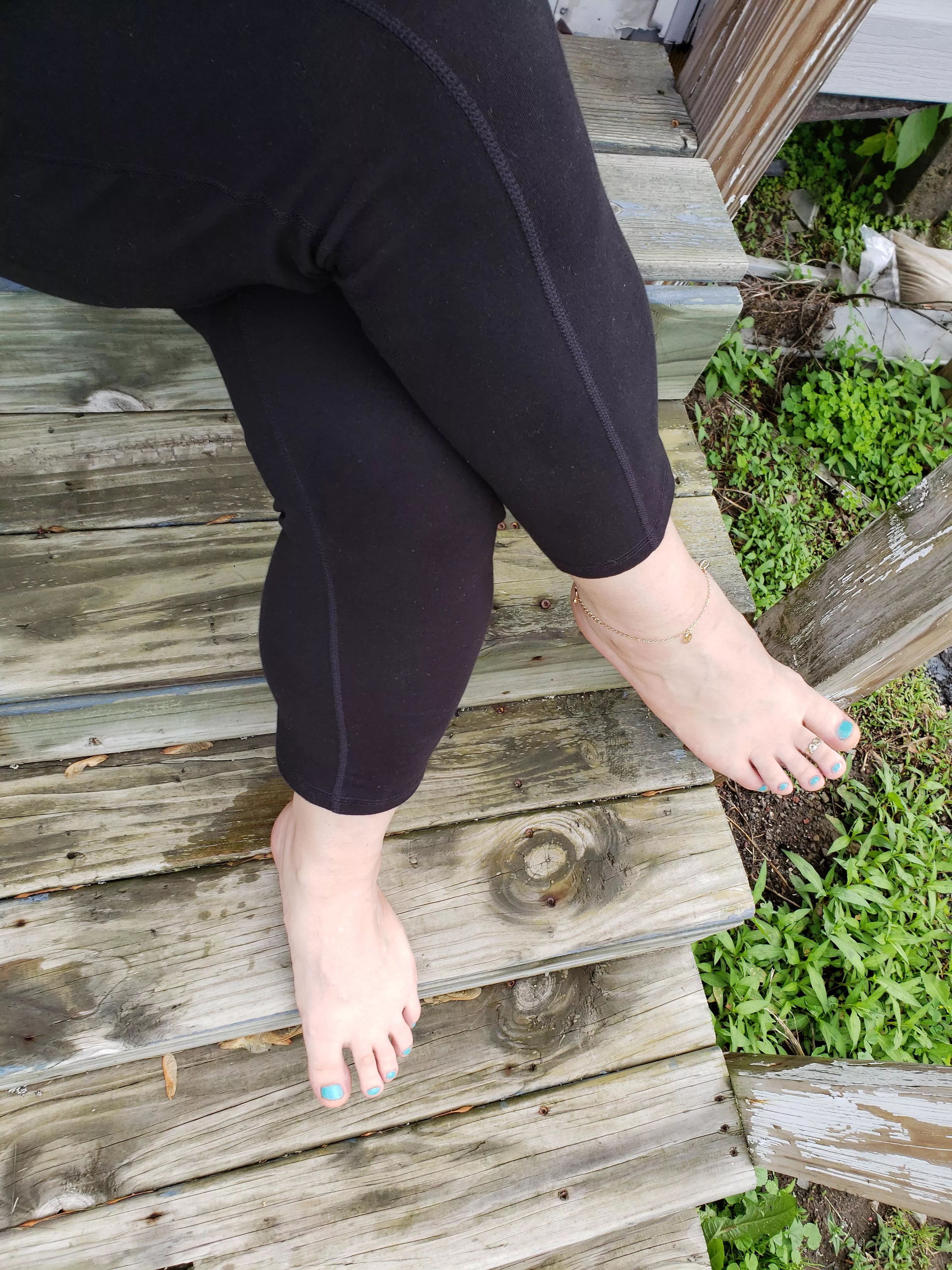 Would you stare as you walked by and saw me like this on my porch?