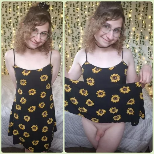 would you still go out with me if you knew what I was hiding under my dress? 😉