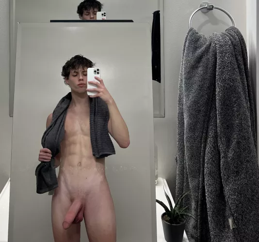 would you suck it right out the shower?