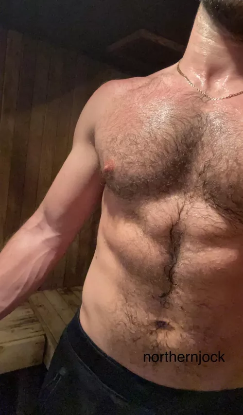 Would you worship an alpha in the sauna?