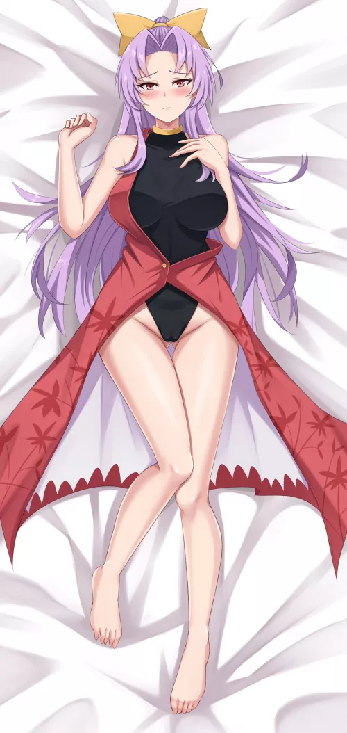 Yorihime Watatsuki Blush On Her Back (Wuwusan ) [Touhou]