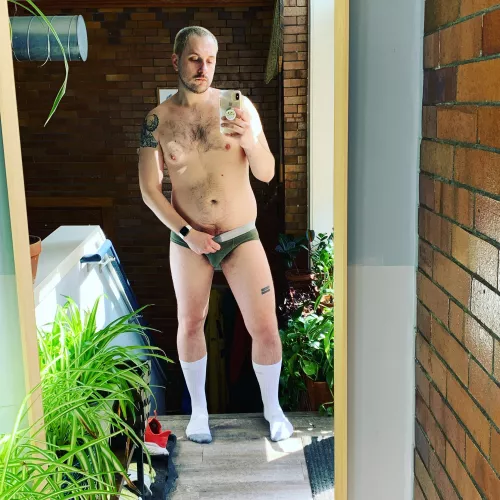 You all boosted my confidence the other day. So here’s one right after working out.