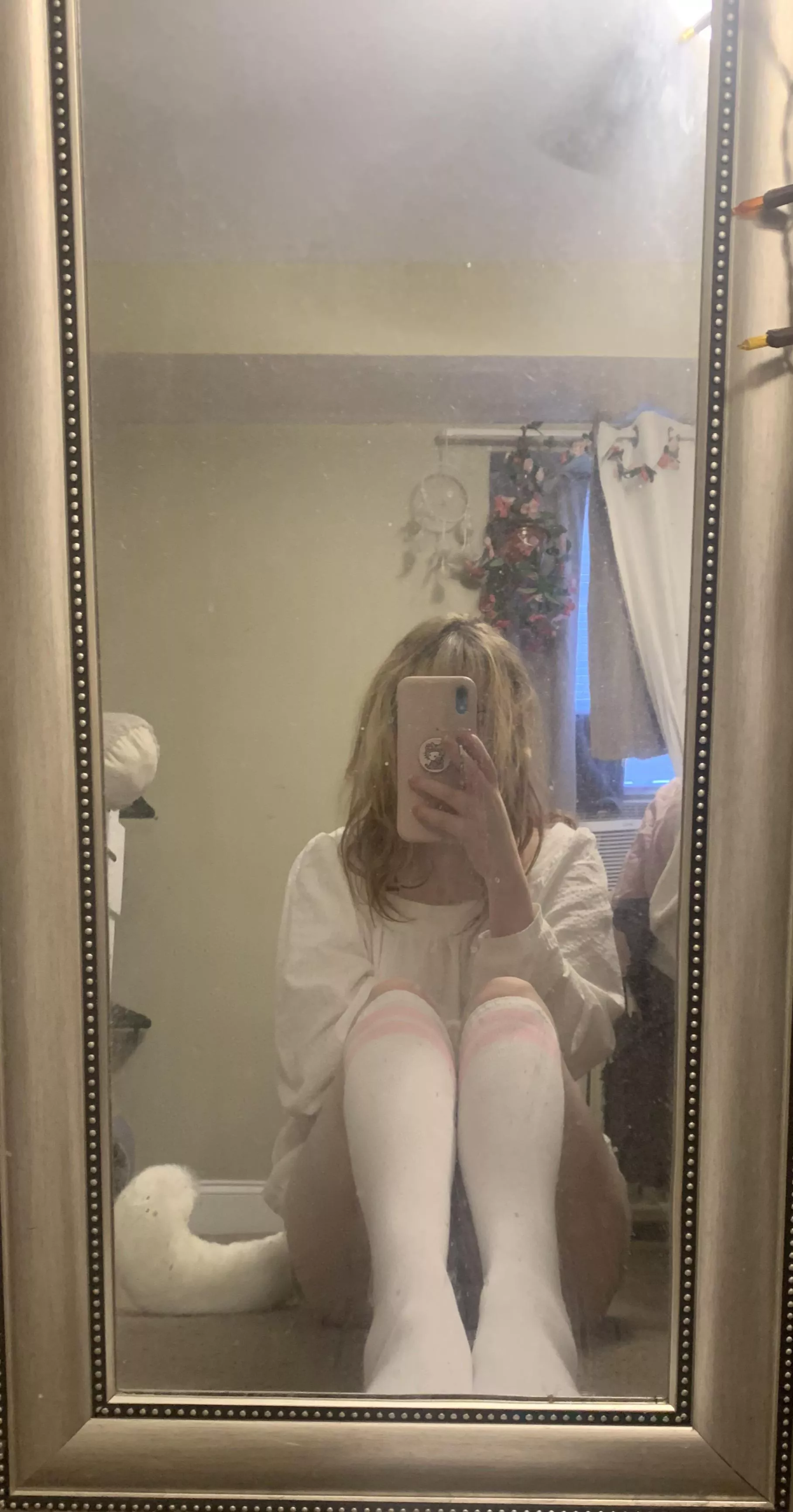 You can pet my tail but please don’t pull it 😼😻