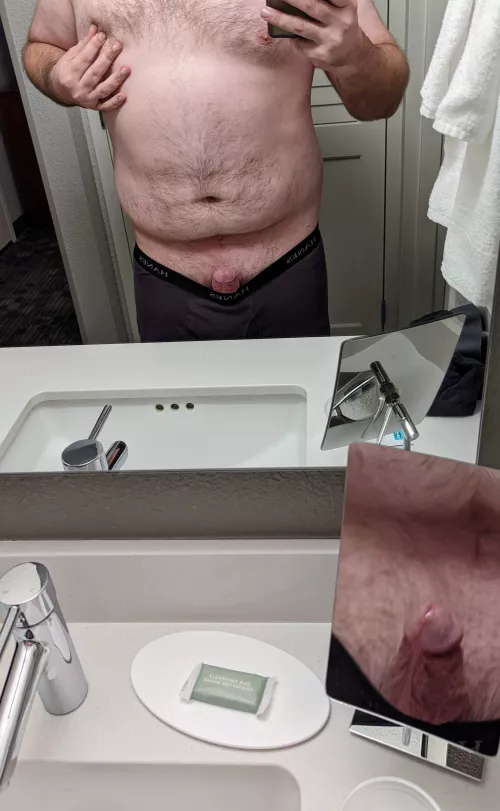 You can see it glistening thanks to the mirror