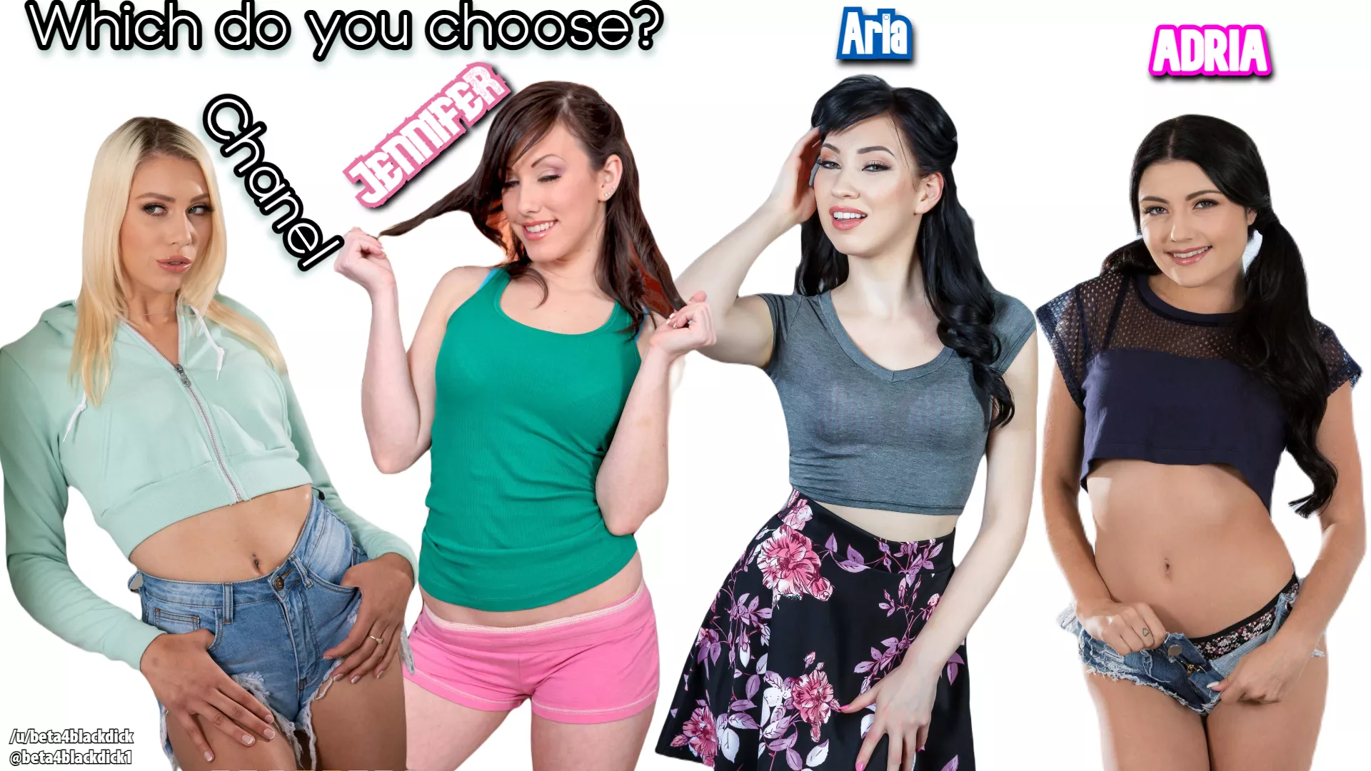 You get to wake up tomorrow as one of them and spend a full day in their bodies, clothes etc. Which do you choose?