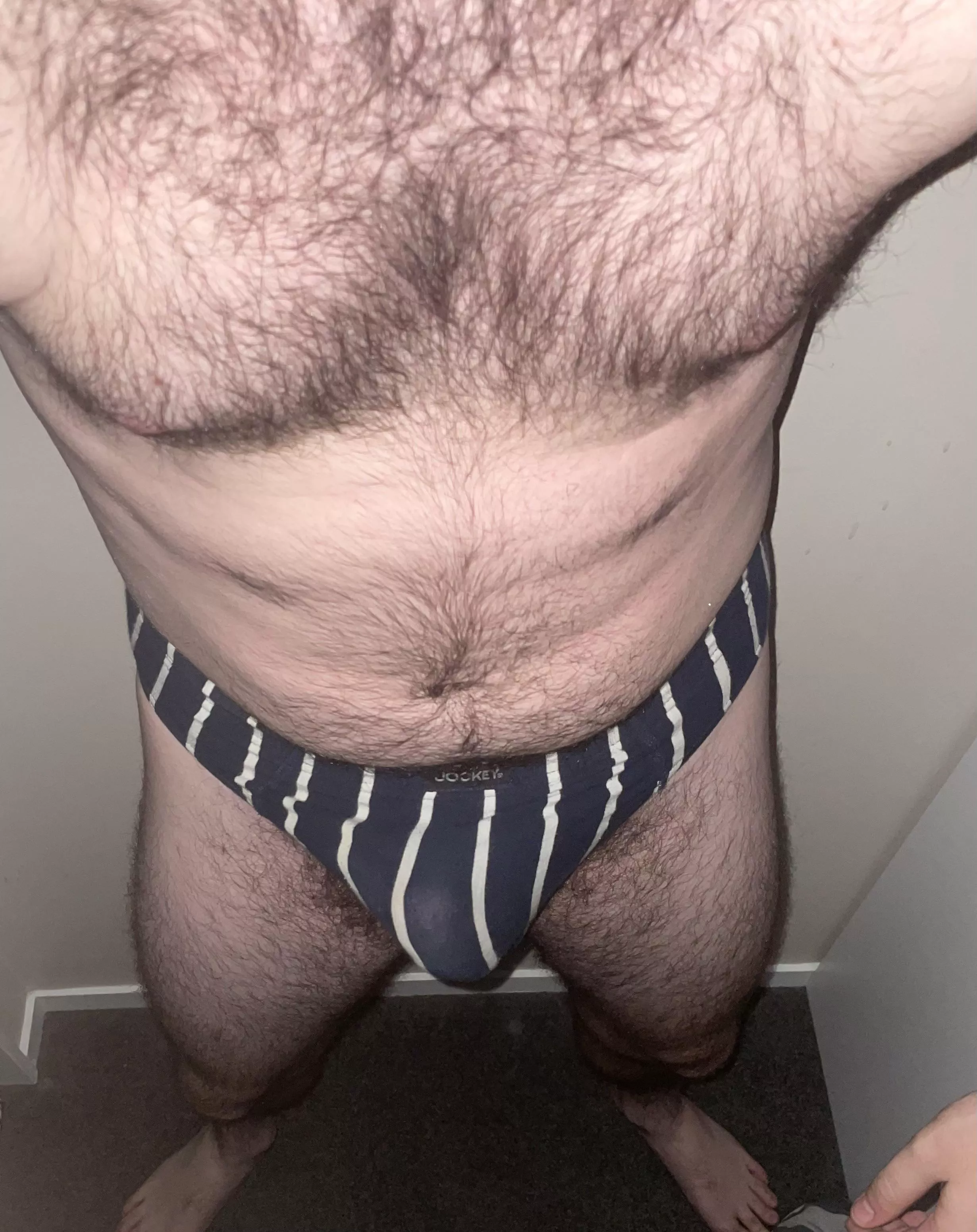 You guys like stripey briefs?