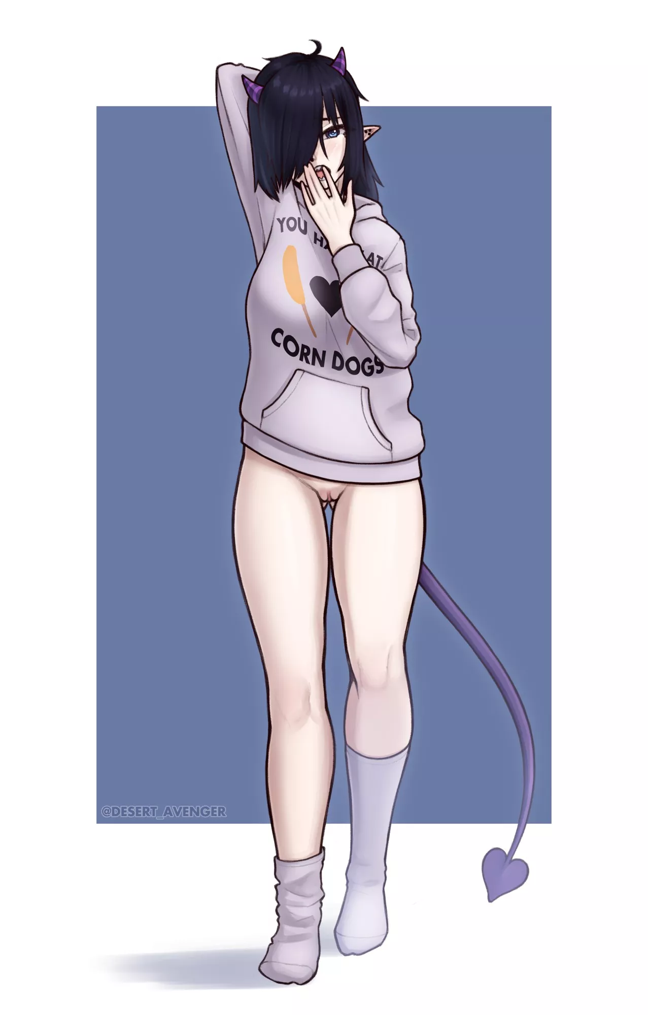 You Had Me At Corn Dogs (commission for Raven, by me)