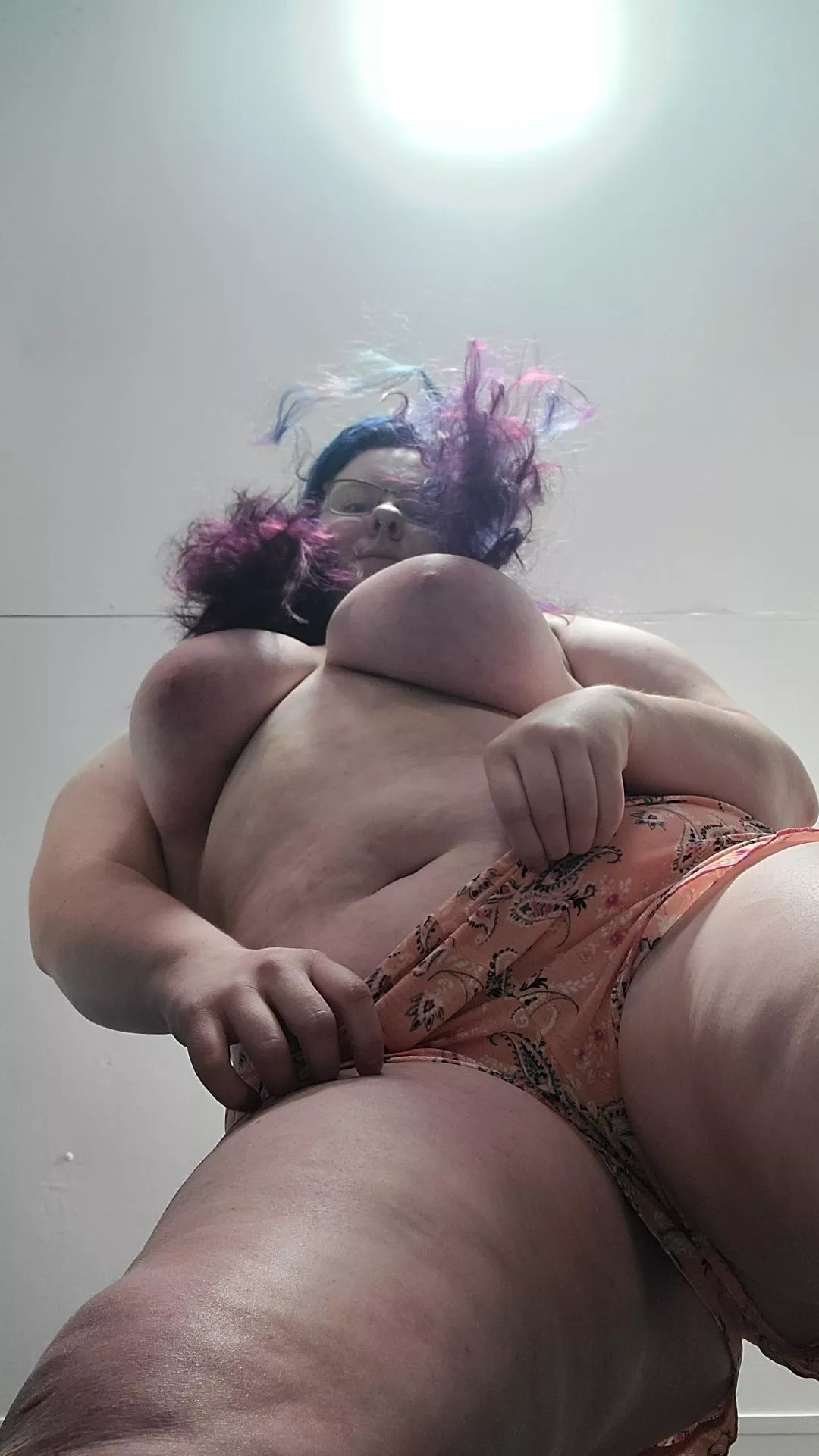 you see me over you like this, what happens next?