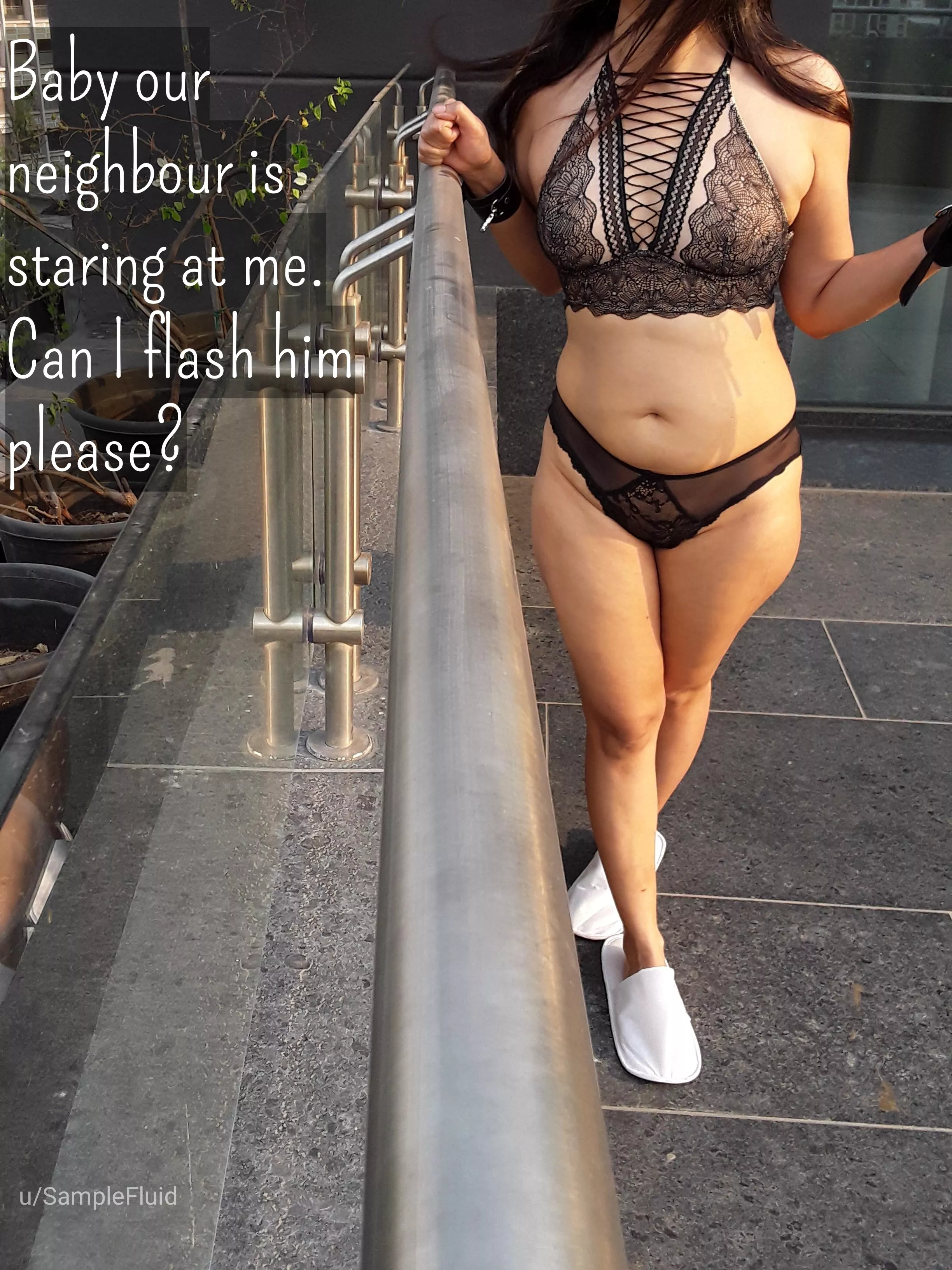 Your wife makes it very clear to everyone that she's available