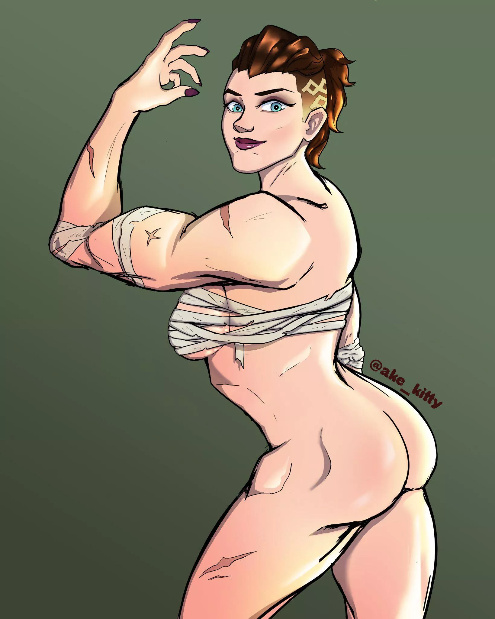 Zarya showing it off (ake_kitty)