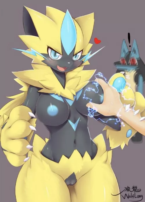 Zeraora by wolflong