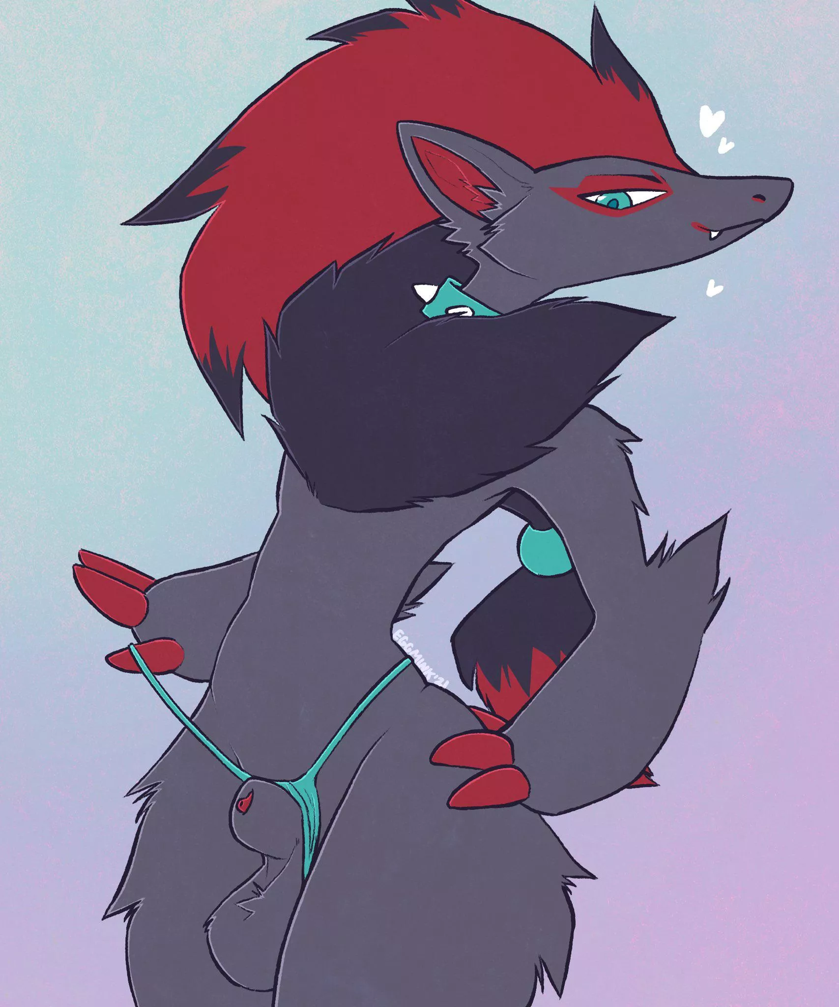 Zoroark femboy (eggmink)