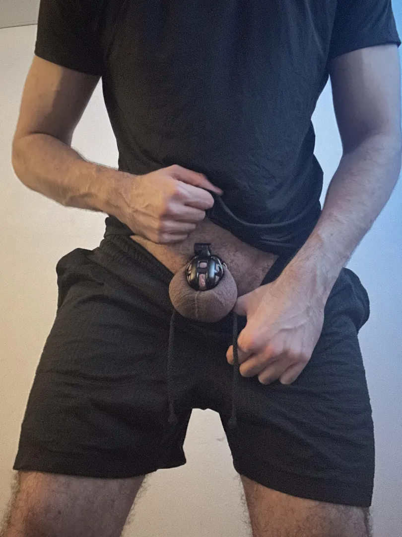 10 months locked now  Honestly it feels like my dick is straining less and less nowadays. I think he’s used to it now that I’m getting closer and closer to a year locked up…