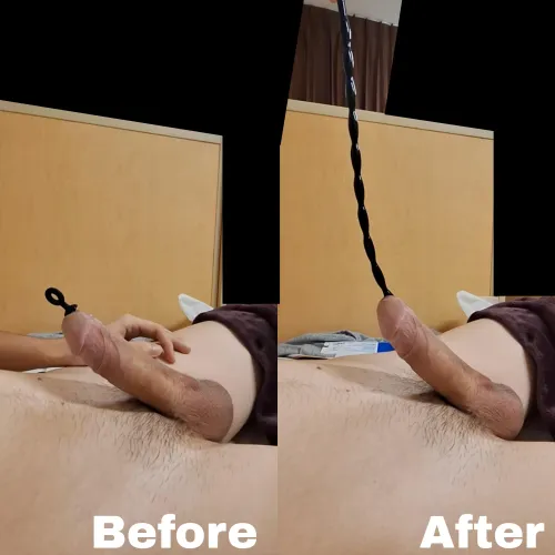 11 inches deep in my urethra