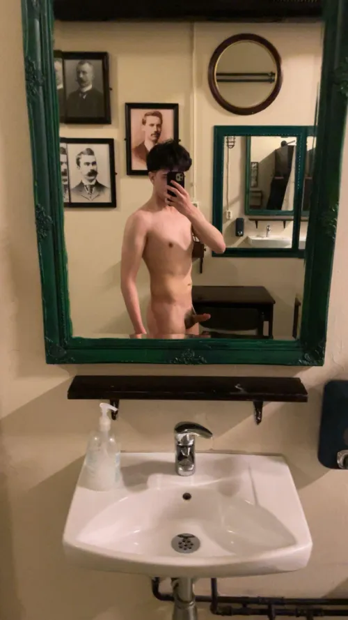 18, public shower room in hostel