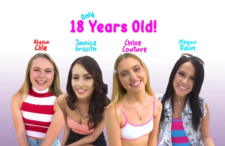 18 Year Girls! Who would you pick? [Alyssa Cole, Janice Griffith, Chloe Couture, Megan Rain]
