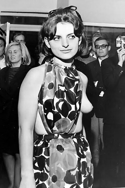 1960’s topless craze #22 : Topless (or one-boob) dress from 1964