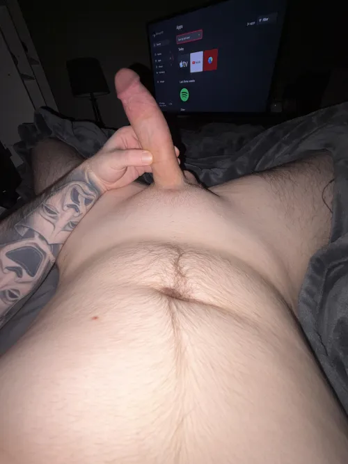 19(M4F) Get my cock covered in your spit