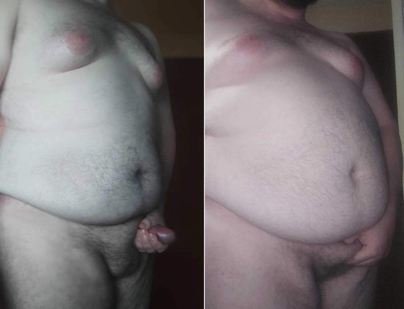 2 years inbetween these, I should celebrate my cake day getting stuffed 