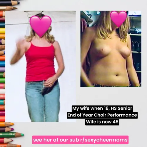 [2000 18] My wife at 18yo HS Choir Show and later that evening.