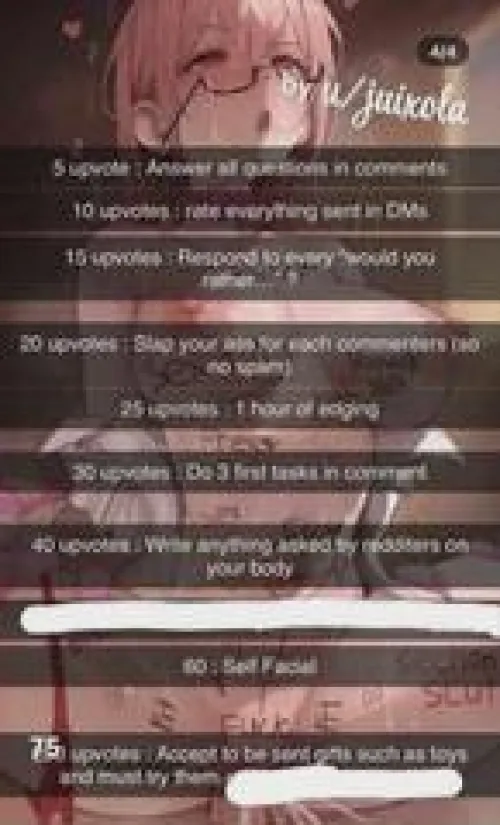 21 FB4A- u/Icy_Depth636 beat me at battleships now I'm their pathetic slut- dreading this post...