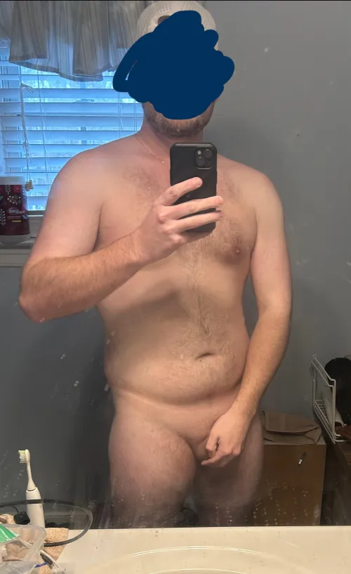 26 Freshly showered and shaved but I think I missed a spot. Care to help?