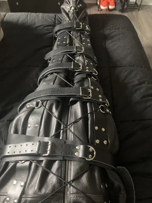 26M Looking to be a permanent bondage and chastity slave in Nova Scotia Canada sleepsack and hoods included 