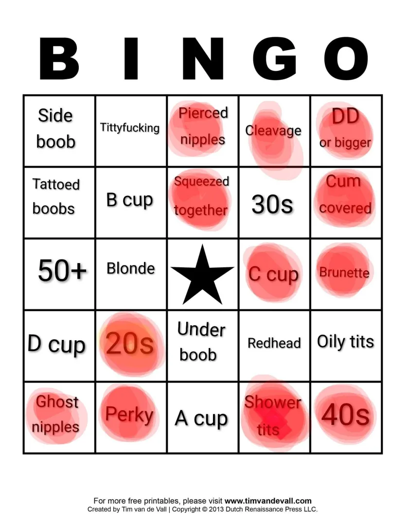 29[M4F] Let's play some titty bingo?