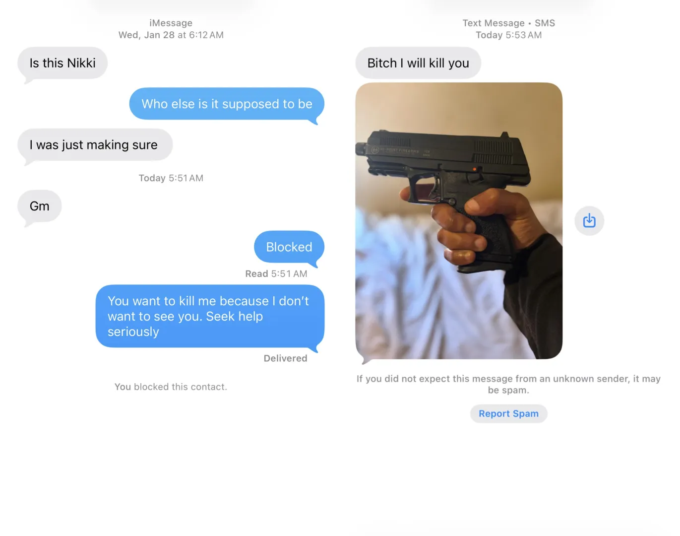 2nd Threat this year‍♀️