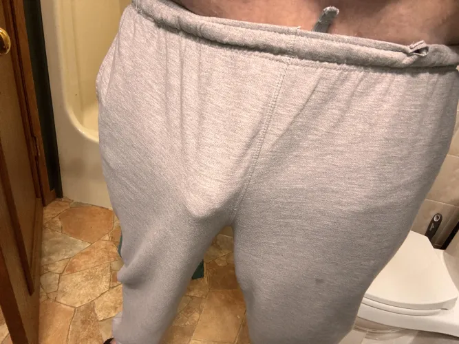 30, right before getting in the shower