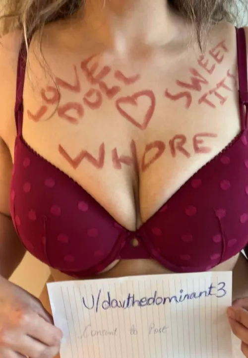 32 [M4F] [SUCCESS] - Meeting a hot sexy submissive. Written consent in picture