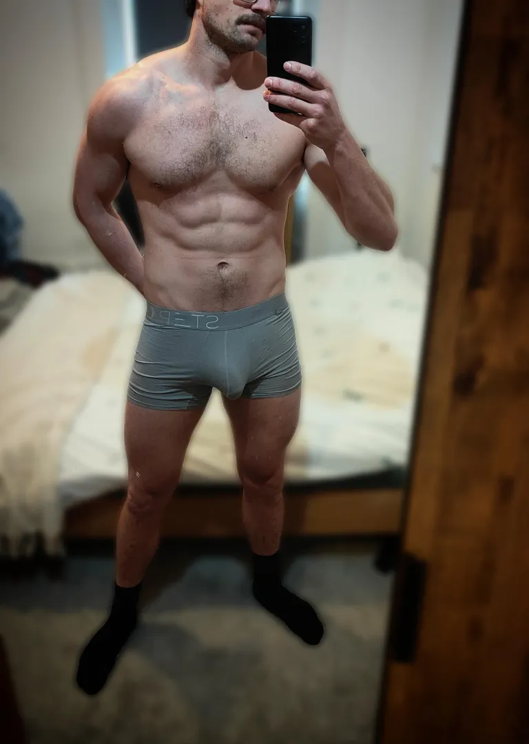 (33) Just another dad chilling in his socks for you