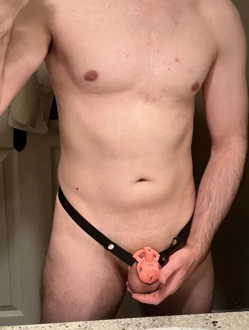 34 [m4m] caged sub looking for tops to use me 
