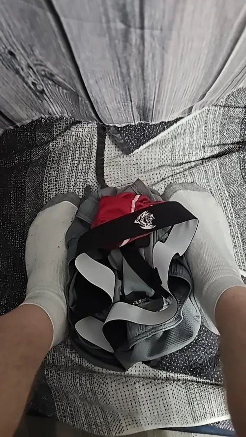 37, musky socks and underwear from working today