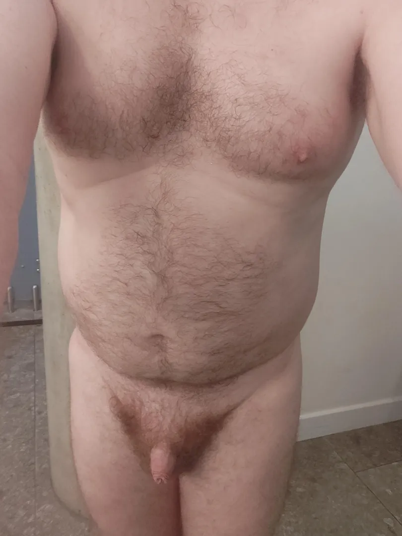 42, post workout sweaty