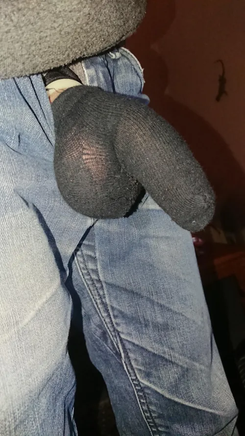 43yo cock in a sock