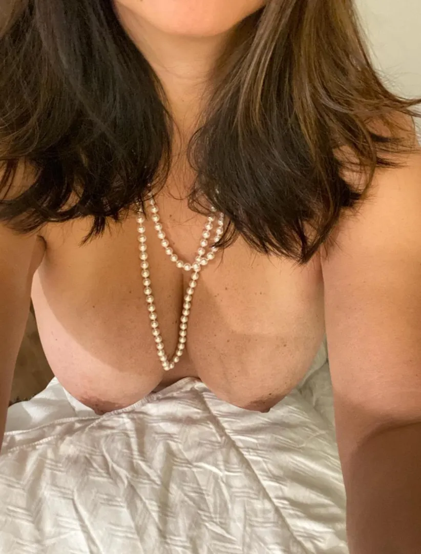 54 YEARS OLD - wearing my pearls