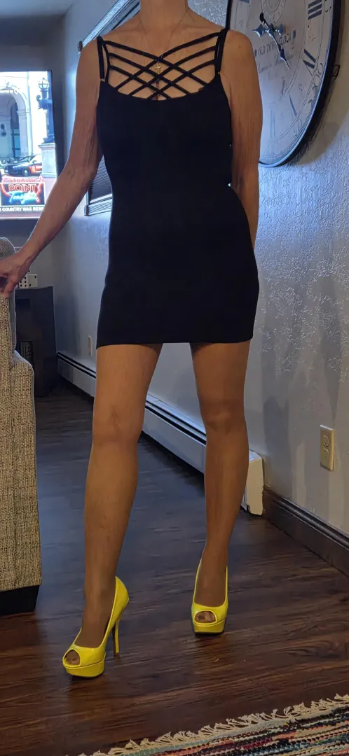 79yo. In heels