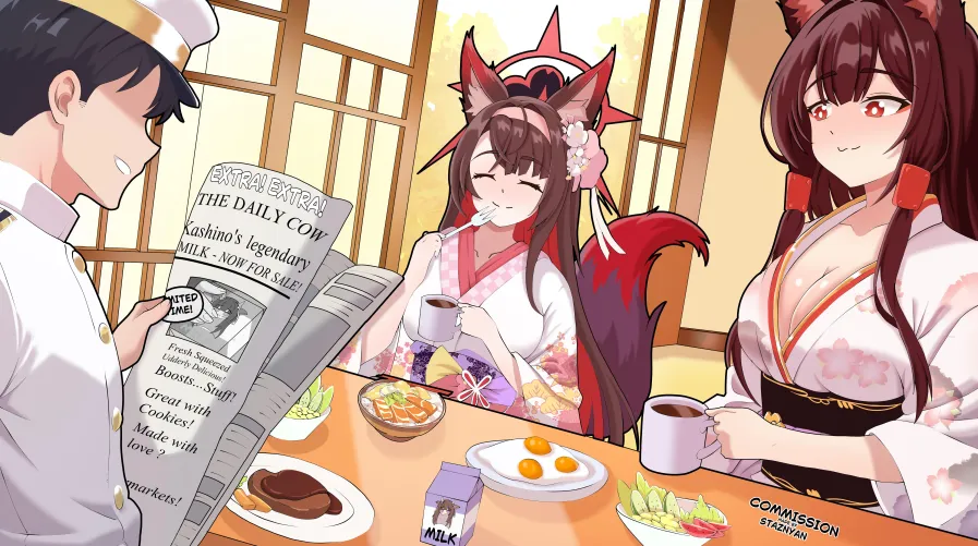 A big happy fox family! (ft. Wakamo) [staznyan]