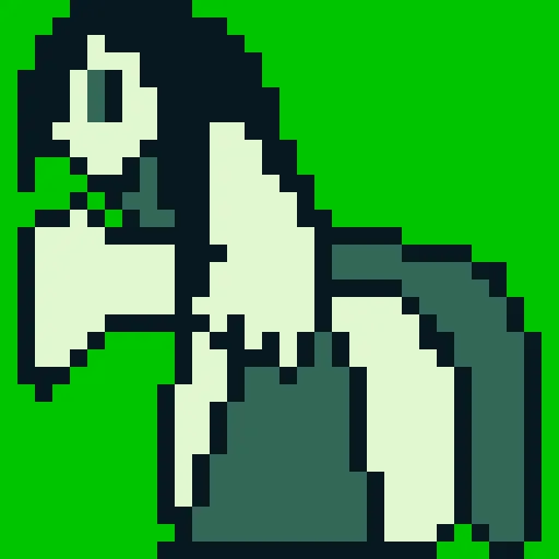 A cute ghost girl for my gb game