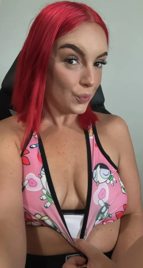 a cute teasing selfie